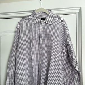 Men’s Zegna Gingham button-down shirt